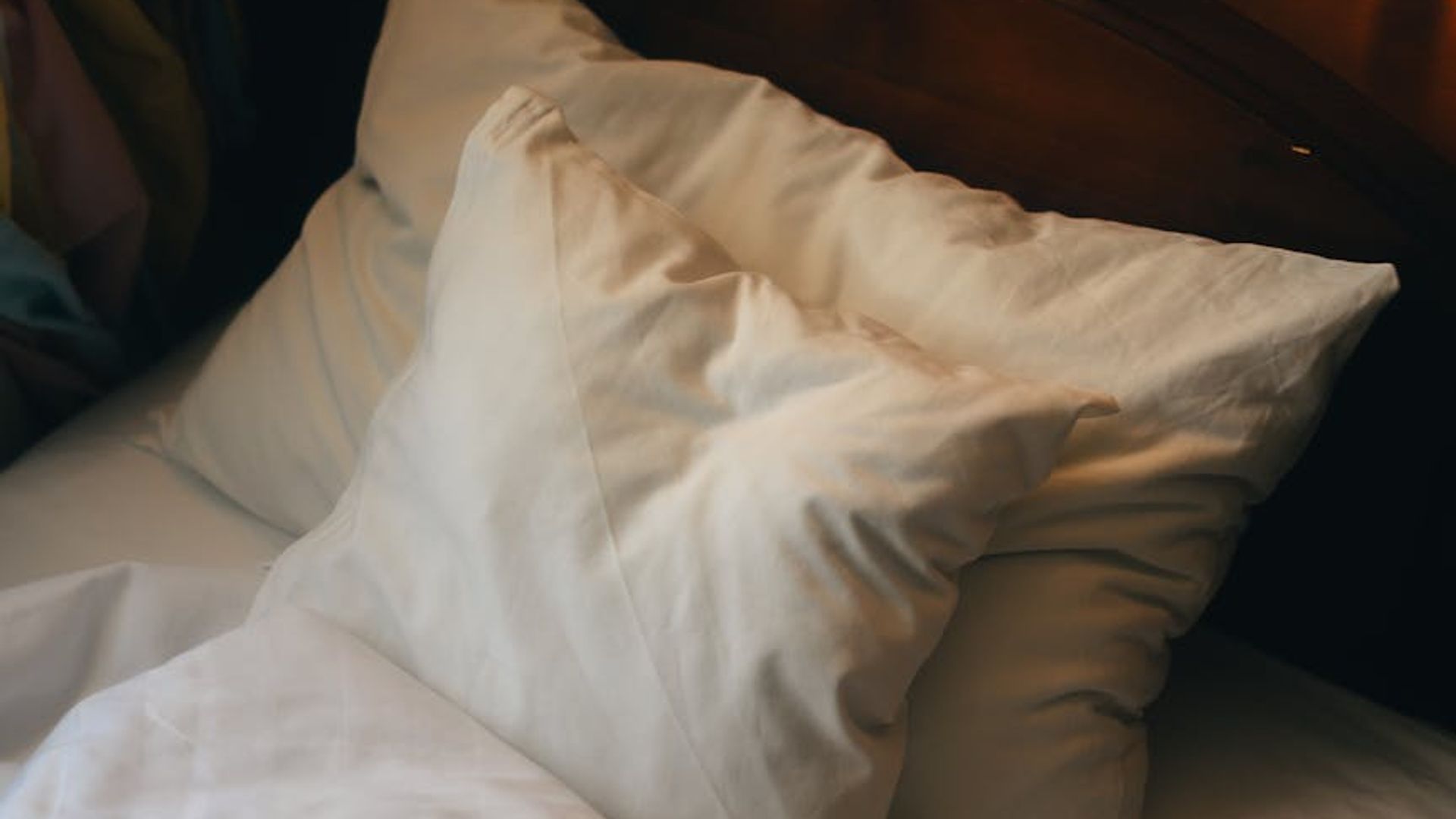 Person doing morning movement routine near window